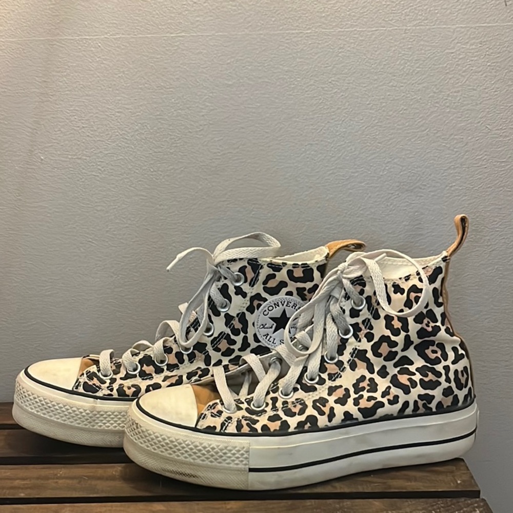 Converse Black and White High-Top Sneakers